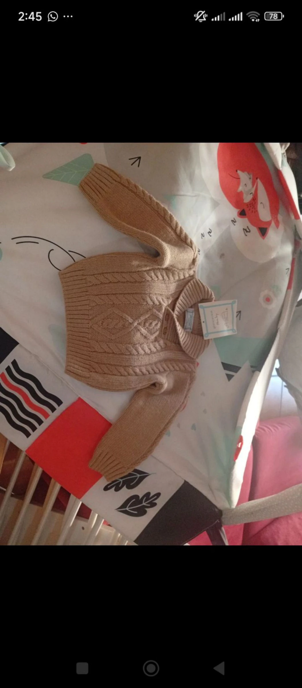 Precious baby sweater new with tags – photo 4
